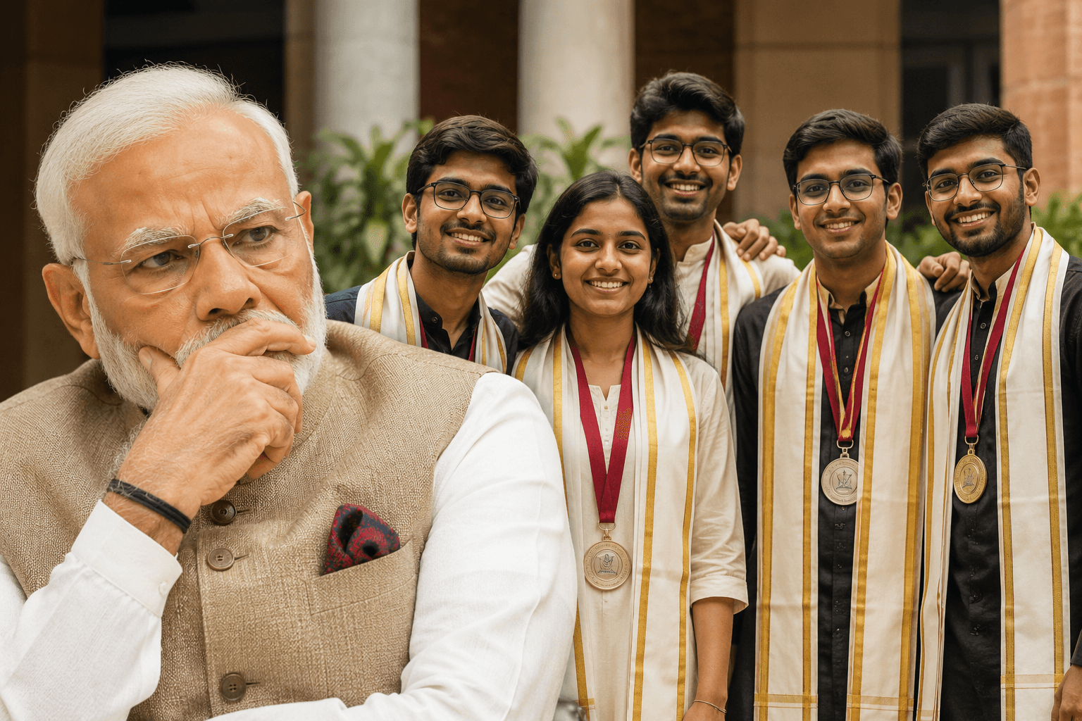 ‘Should have been more’: PM Modi on number of girls among IIT Delhi medal winners