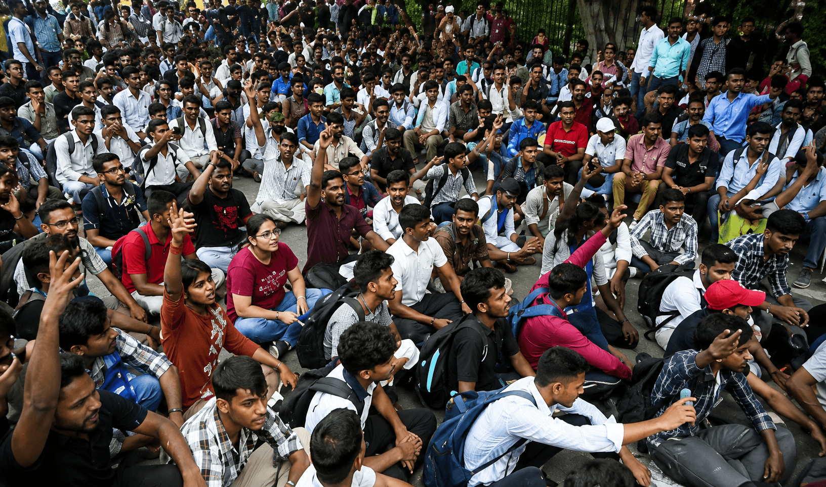 Tear Gas, a Hunger Strike, and a Cordial Meeting: Inside Delhi's NEET Protest Showdown