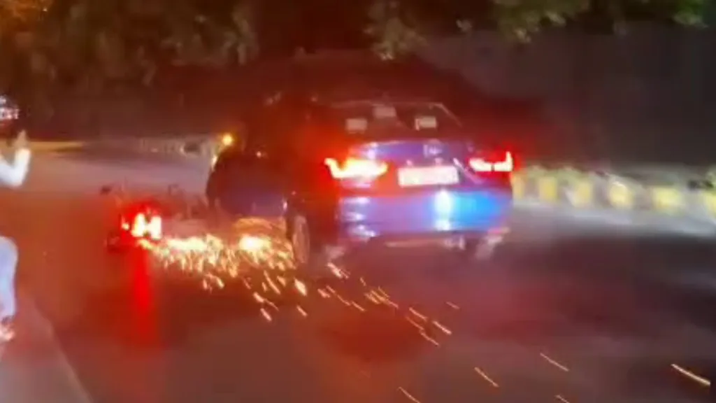 Delhi Car-Drags-Bike Incident: 73-Year-Old Driver Arrested in RK Puram