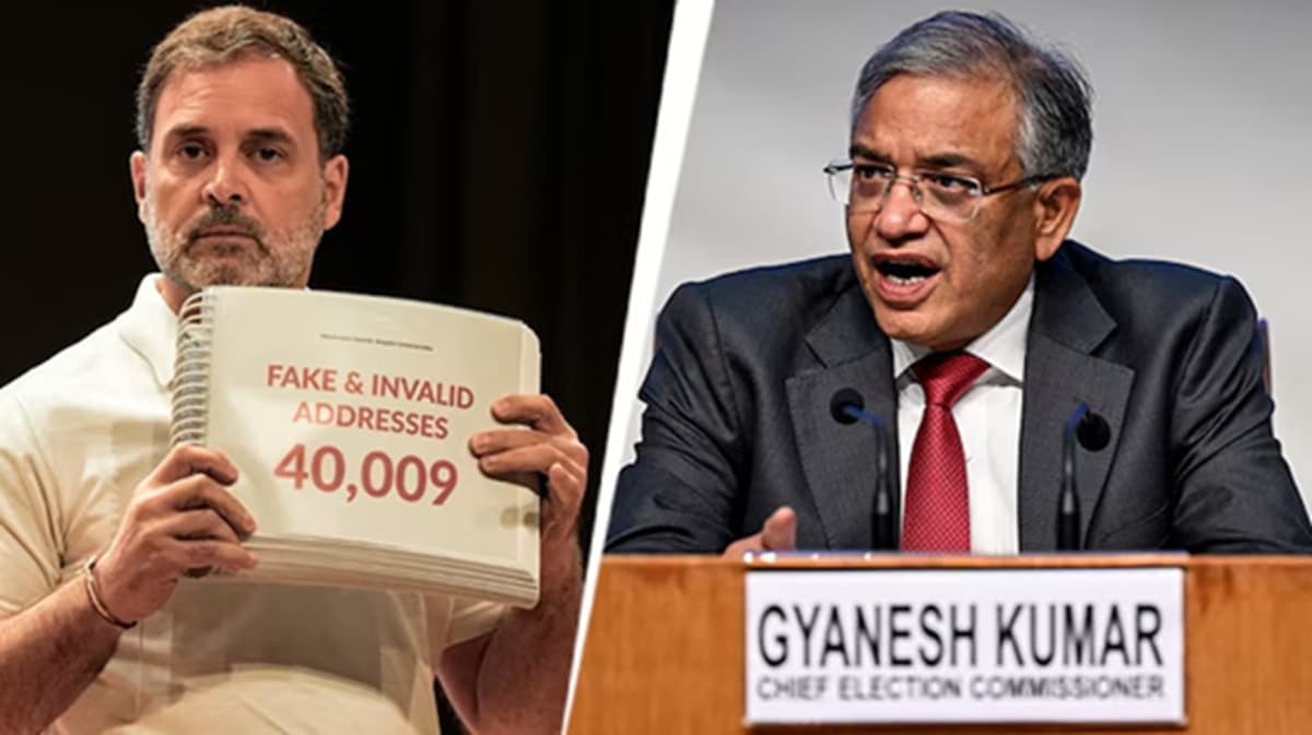 Rahul Gandhi Demands CEC Gyanesh Kumar's Resignation, Alleges "Vote Chori"; EC and BJP Reject Claims as Baseless