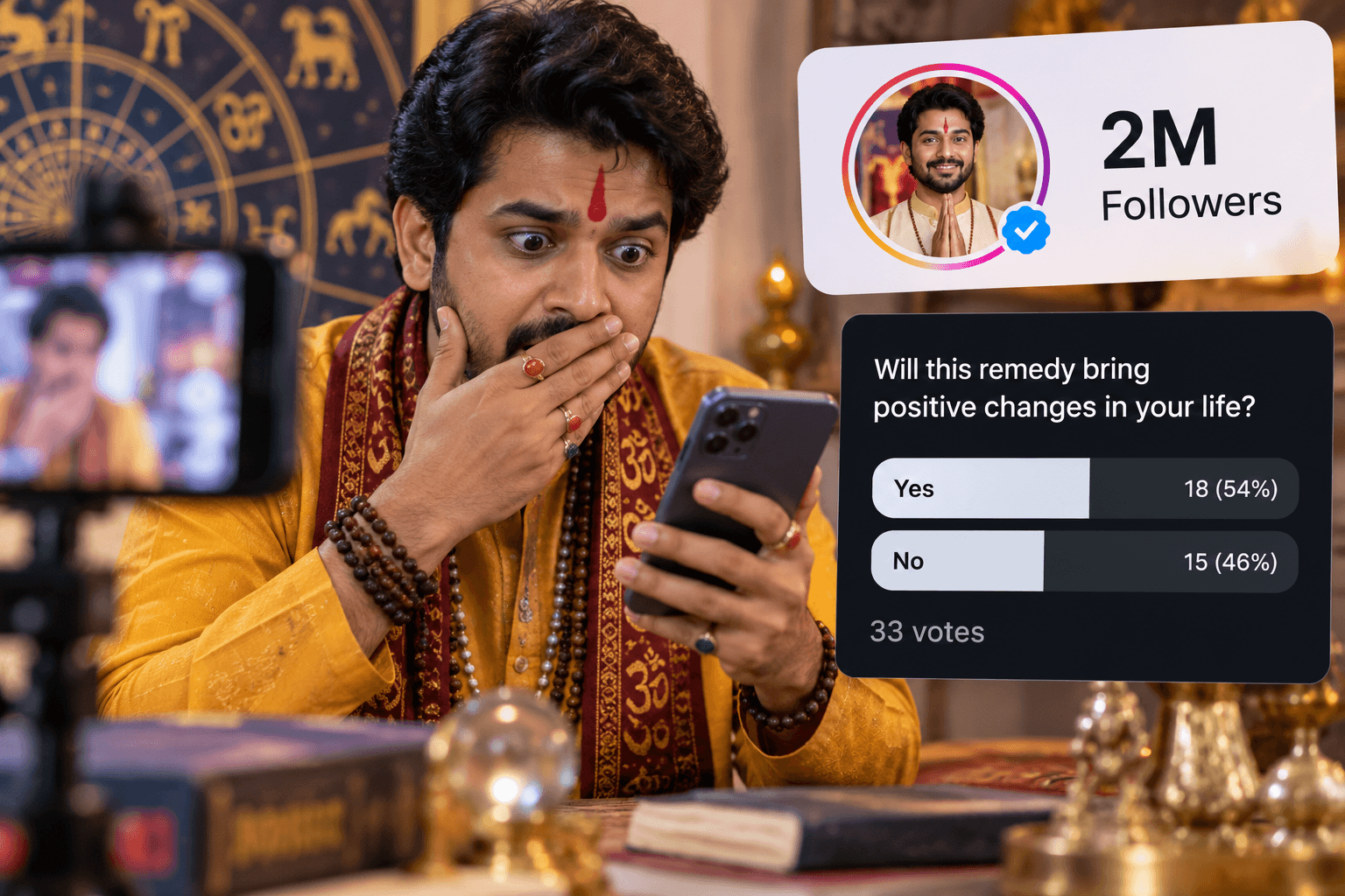 2 million followers, just 33 votes: Rajasthan astro-influencer’s poll shock